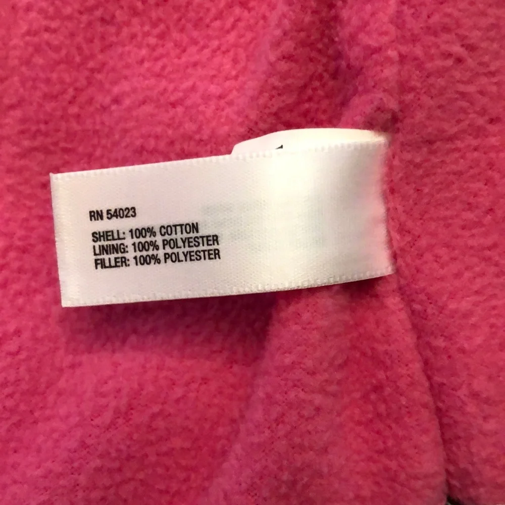 babyGap Pink Plaid Ruffle Fleece Lined Puffer Vest Toddler 4 Year